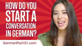 Dont Be Shy How to Start a Conversation in German [upl. by Eserahc]