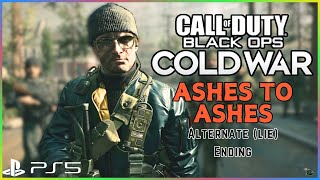 quotAshes to Ashesquot  Alternate Ending Lie Ending  Call of Duty Black Ops Cold War 1440p [upl. by Edan836]