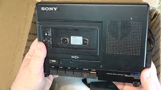 Sony TCD5M Cassette Nightmare that someone got into will I be able to fix this mess [upl. by Arikehs]