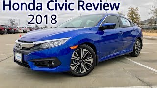 Start Up And Review  2018 Honda Civic EXT Review [upl. by Bodnar307]