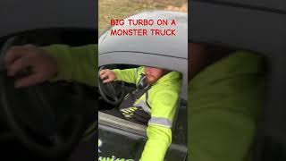 BIG TURBO ON A STOCK 47 monster truck monstertruck offroad turbopower [upl. by Busey]