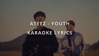 ATEEZ  Youth YUNHO amp MINGI KARAOKE LYRICS [upl. by Jari]