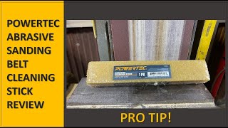 TNT 263  PRO TIP Abrasive Sanding Belt Cleaning Stick Review [upl. by Yenaled]