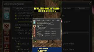 How to Reduce Battle Effects in ffxiv ffxivguide ffxivtok ffxivtips shorts [upl. by Adelle]