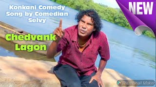 Goa Konkani song Chedvank Lagon By Comedian Selvy  Goan Konkani Comedy Songs  DVD by Shahu [upl. by Teryl]