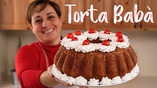 TORTA BABÁ Ricetta Facile di Benedetta Senza Planetaria Impastata a Mano [upl. by Aleuqahs334]