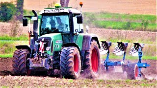 Pflügen mit Fendt Vario 716 TMS [upl. by Nilyak]