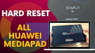 Huawei MediaPad M5 factory reset unlock password [upl. by Litha]