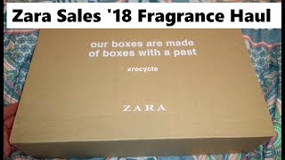 Zara Fragrance Haul  Sales 2018 [upl. by Odnalor678]