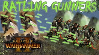 CORE UNIT Ratling Gunners  Skaven vs Dwarfs  Total War WARHAMMER II Multiplayer [upl. by Dazraf]