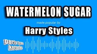 Harry Styles  Watermelon Sugar Karaoke Version [upl. by Karlis334]