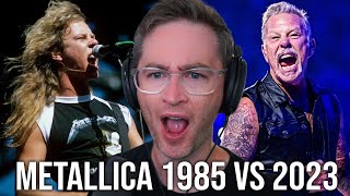 Metallica quotFor Whom The Bell Tollsquot Live 1985 vs 1989 vs 2023 Reaction [upl. by Catrina]