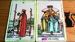 Combinaciones tarot con el DOS DE BASTOS  ARCANOS MENORES DE COPAS Por TARA [upl. by Laurens]