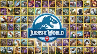 ALL 91 EPICS UNLOCKED JURASSIC WORLD ALIVE [upl. by Aehsa]