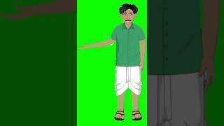 Green screen new cartoon character videos banglacartoon chromatoon animatedcharacter cartoon [upl. by Pinette]