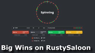 Massive Bets on RustySaloon  Rust Gambling [upl. by Jaal69]