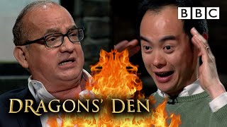 CRAZIEST TURNAROUND Dragons savage entrepreneur and then back him  Dragons Den  BBC [upl. by Esir48]