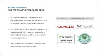 Whats New in RightFax 2XX RightFax API Enhancements [upl. by Teeter845]