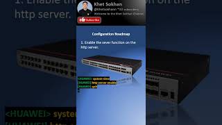 How to configure http on huawei switch [upl. by Eissim]