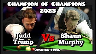 Judd Trump vs Shaun Murphy  Champion of Champions Snooker 2023  QuarterFinal [upl. by Leor]