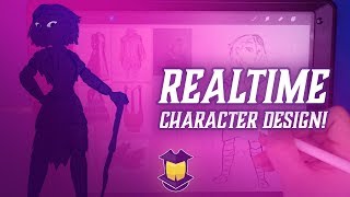 REALTIME Character Design Part 1 [upl. by Wedurn]