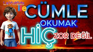 CÜMLE OKUMAK HİİİİİİİÇ ZOR DEĞİLilkokul okumayazma ilkokuletkinlik [upl. by Myk]