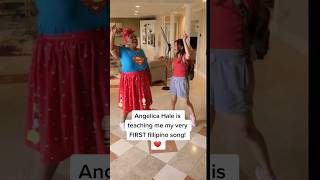 Angelica Hale and Vocal Coach Cheryl Porter sing Filipino Song AKIN KA NA LANG [upl. by Estrella]