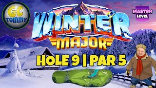 Master QR Hole 9  Par 5 ALBA  Winter Major 2024 Tournament Golf Clash Guide [upl. by Lowis]