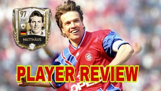 97 CM MATTHAUS GAMEPLAY AND REVIEWBEST CM IN FIFA MOBILE 22 [upl. by Mikes]