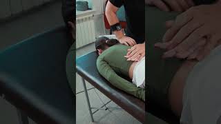 Manual therapy asmr crunches massage chiropractic [upl. by Nagn413]