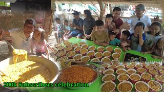 Cooking 10 kilos Loming Batangas 200k Subscribers Celebration [upl. by Aneeres810]