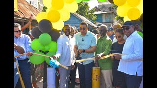 Official opening of the Rehabilitated Gravel Lane in Montego Bay Jamaica [upl. by Bove]