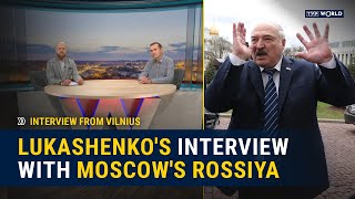 Lukashenkos interview with Moscows Rossiya channel  Andrej Stryzhak [upl. by Zachery]