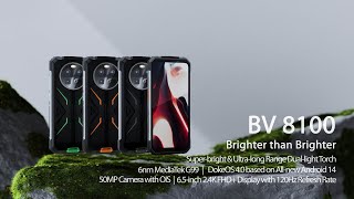 Blackview BV8100 Official Introduction Brighter than Brighter  Superbright Dual LED Flashlights [upl. by Ecirahc]