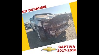 Repuestos CHEVROLET CAPTIVA 20172018 En Desarme [upl. by Rento]