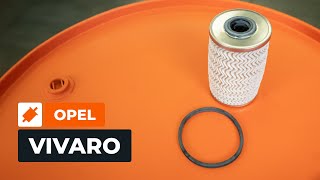 Come sostituire il filtro del carburante su OPEL VIVARO A Van TUTORIAL AUTODOC [upl. by Anemaj]