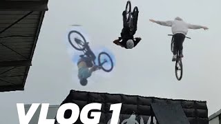 VLOG 1 BANGER Airbag bikeparc crash nouveau tricks [upl. by Rakso892]