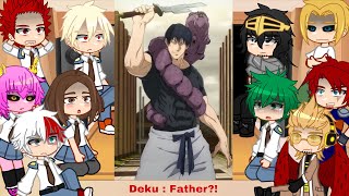 FULL MHA React To Toji Fushiguro As Deku’s Father  Gacha 🇺🇸 [upl. by Akinoj222]