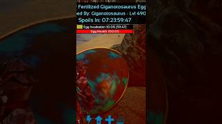 Ark mobile Giga egg breeding 🥚 ytshorts arksurvivalevolved [upl. by Hartley]