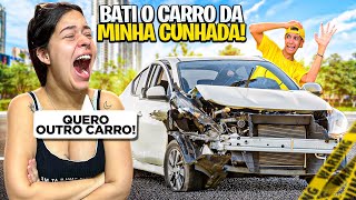 BATI O CARRO DA MINHA CUNHADA Deu ruim [upl. by Acirre]