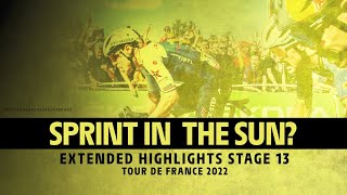 Highlights  Stage 13  TDF2022 [upl. by Llehsyt704]