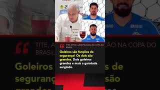 OLHA O QUE O TITE FALOU SOBRE GOLEIROS FÃ DE ESPORTES Shorts [upl. by Sicnarf46]