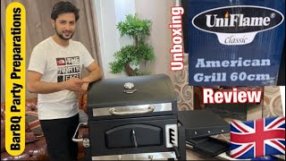 WE BOUGHT AMERICAN GRILL FOR BAR BQ PARTY  American Grill 60CM [upl. by Lilah]