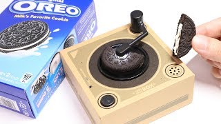 Oreo Music Box Cookie Record Player Japan Version [upl. by Xenia]