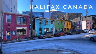 Walking on a Chilly Day  Bustling Halifax Downtown  Canada 2024 🍁 [upl. by Toddy203]