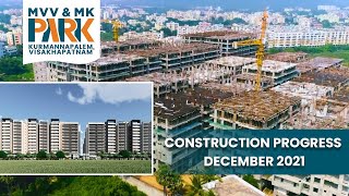 Construction Progress  December 2021  MVV amp MK Park  Kurmannapalem Vishakhapatnam [upl. by Ecylla511]