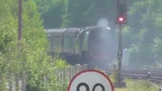 Class 57  57315  going through Brockenhurst Station 1962015 [upl. by Warden]