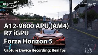 AMD A129800 AM4 APU Gaming in 2024  Forza Horizon 5 [upl. by Lau963]