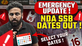 Emergency News⚠️ NDA SSB Dates Out Fill This Before Your Circle Selection Over Learn With Sumit [upl. by Peery]