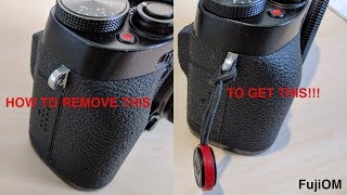 How to insert Peak design ankers in Fujifilm camera bodies [upl. by Best801]